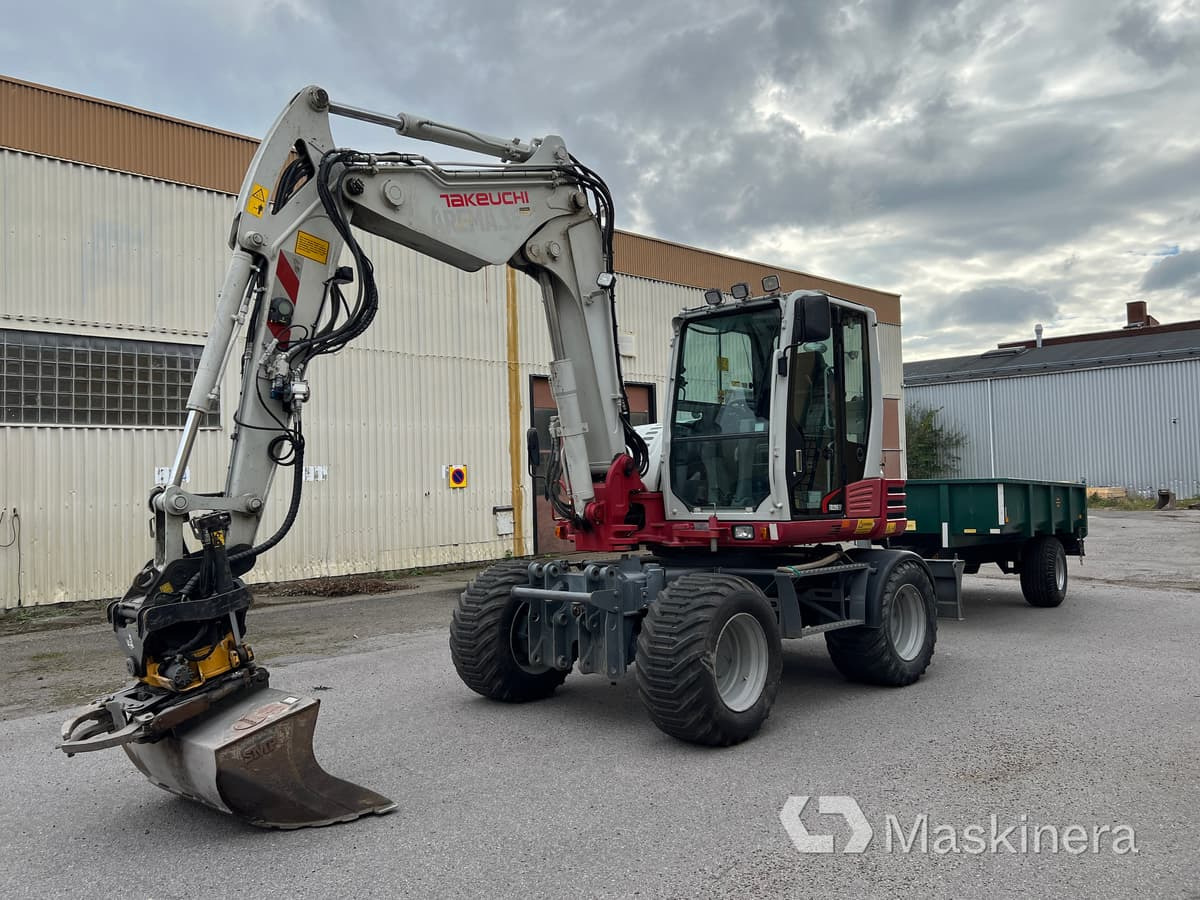 Hjulgrävare Takeuchi TB295W med vagn & redskap - حفارات زحافة: صور 1 Hjulgrävare Takeuchi TB295W med vagn & redskap - حفارات زحافة: صور 1