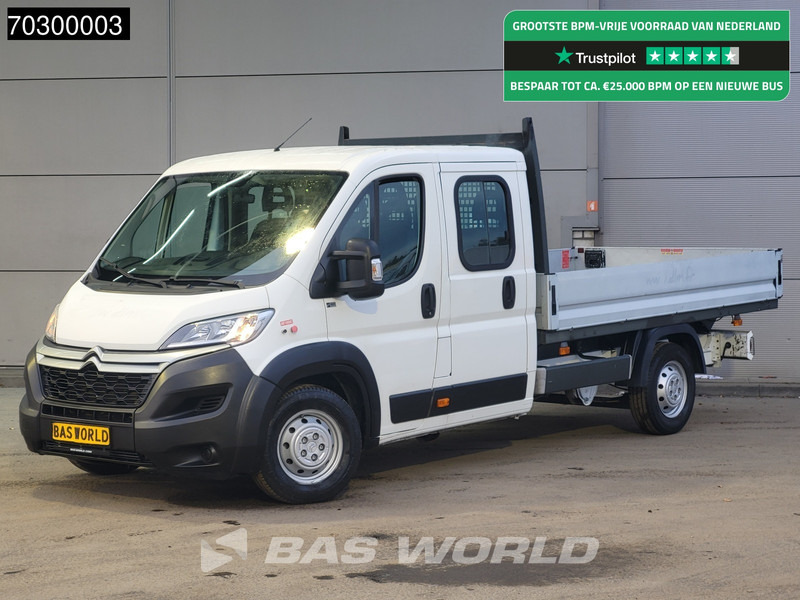 Citroën Jumper 130PK Open Laadbak Dubbel Cabine Euro6 Tipper Benne Kieper - الشاحنات الصغيرة المسطحة: صور 1 Citroën Jumper 130PK Open Laadbak Dubbel Cabine Euro6 Tipper Benne Kieper - الشاحنات الصغيرة المسطحة: صور 1
