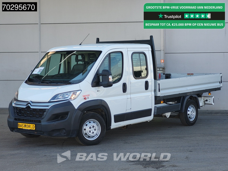 Citroën Jumper 140PK Open Laadbak Dubbele Cabine Euro6 Pritsche Pickup Open Box - الشاحنات الصغيرة المسطحة: صور 1 Citroën Jumper 140PK Open Laadbak Dubbele Cabine Euro6 Pritsche Pickup Open Box - الشاحنات الصغيرة المسطحة: صور 1