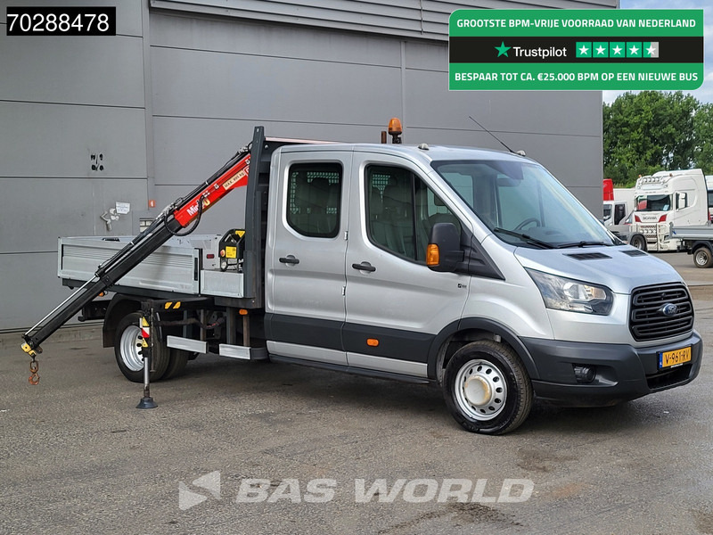Ford Transit 105pk Kraanwagen Fassi M10A.12 Dubbel Cabine Dubbellucht Trekhaak Euro6 Crane Kran Kranwagen Trekhaak - الشاحنات الصغيرة المسطحة: صور 1 Ford Transit 105pk Kraanwagen Fassi M10A.12 Dubbel Cabine Dubbellucht Trekhaak Euro6 Crane Kran Kranwagen Trekhaak - الشاحنات الصغيرة المسطحة: صور 1