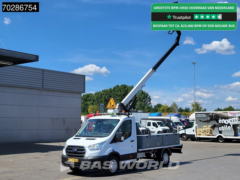 Ford Transit 130pk Hoogwerker 11meter Werkhoogte Trekhaak Airco Cruise Euro6 Nacelle Arbeitsbühne 1Personen Trekhaak Cruise control - الشاحنات الصغيرة: صور 1 Ford Transit 130pk Hoogwerker 11meter Werkhoogte Trekhaak Airco Cruise Euro6 Nacelle Arbeitsbühne 1Personen Trekhaak Cruise control - الشاحنات الصغيرة: صور 1