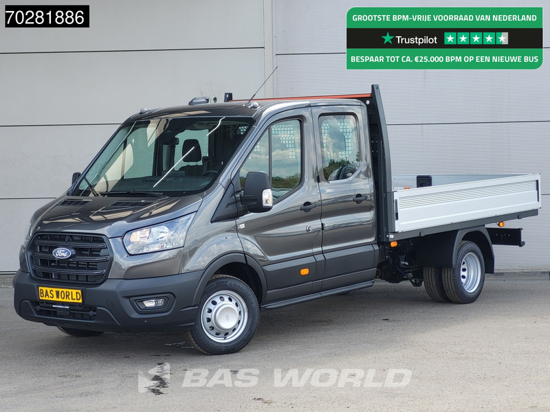 Ford Transit 170pk Automaat Dubbel Cabine 3500kg Trekhaak Open Laadbak Pritsche SYNC4 scherm Camera Airco Trekhaak Cruise control - الشاحنات الصغيرة المسطحة: صور 1 Ford Transit 170pk Automaat Dubbel Cabine 3500kg Trekhaak Open Laadbak Pritsche SYNC4 scherm Camera Airco Trekhaak Cruise control - الشاحنات الصغيرة المسطحة: صور 1