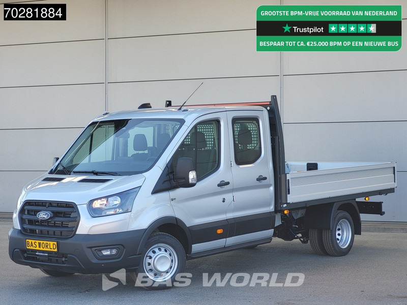 Ford Transit 170pk Automaat Dubbel Cabine 3500kg Trekhaak Open Laadbak Pritsche SYNC4 scherm CarPlay Camera Airco Trekhaak Cruise control - الشاحنات الصغيرة المسطحة: صور 1 Ford Transit 170pk Automaat Dubbel Cabine 3500kg Trekhaak Open Laadbak Pritsche SYNC4 scherm CarPlay Camera Airco Trekhaak Cruise control - الشاحنات الصغيرة المسطحة: صور 1