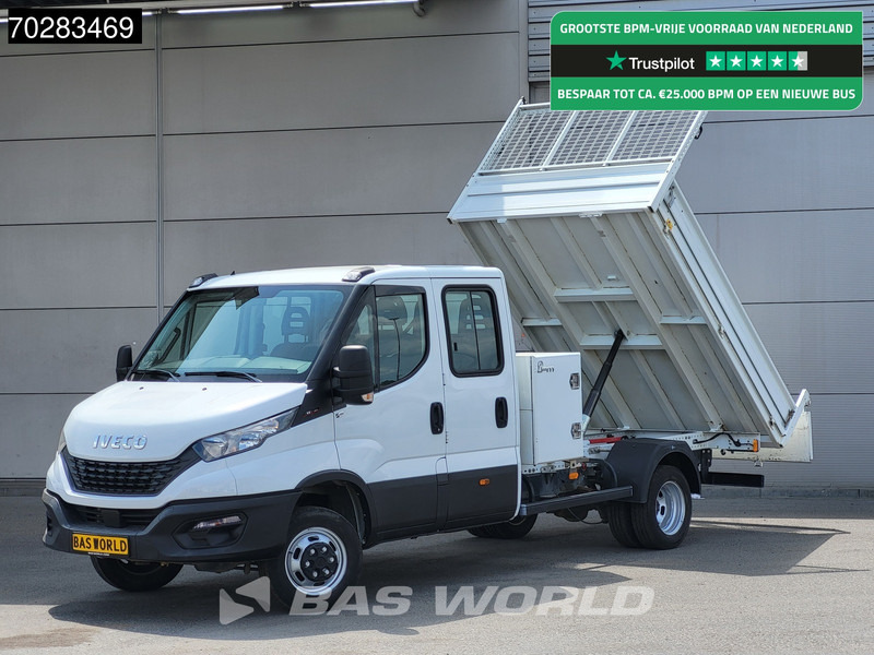 Iveco Daily 35C16 Kipper met Kist Dubbel Cabine Dubbellucht 3,5t Trekhaak Navi Airco Cruise Camera Euro6 Kieper Tipper Benne 2m3 Airco Trekh - قلاب صغير: صور 1 Iveco Daily 35C16 Kipper met Kist Dubbel Cabine Dubbellucht 3,5t Trekhaak Navi Airco Cruise Camera Euro6 Kieper Tipper Benne 2m3 Airco Trekh - قلاب صغير: صور 1