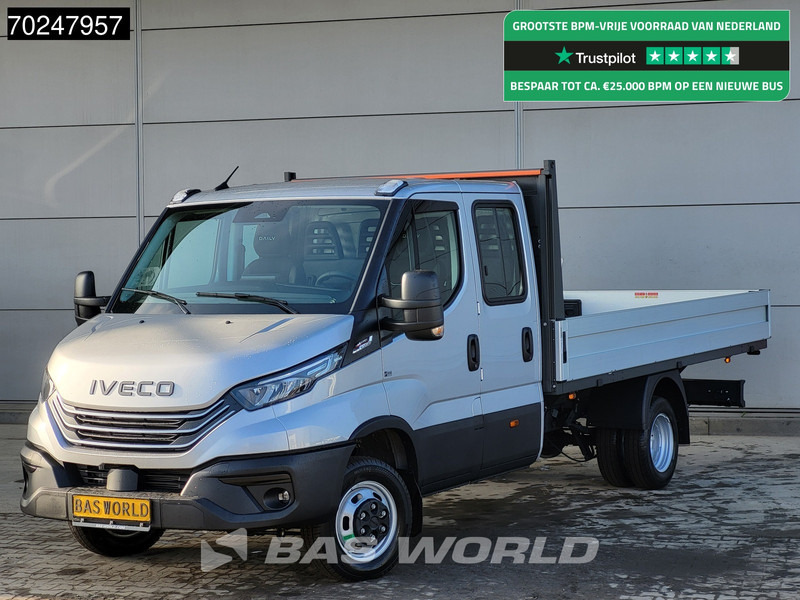 Iveco Daily 35C18 3.0 180PK Nwe model 2025 Dubbel Cabine Open laadbak Navi ACC LED 3,5T Trekvermogen Pritsche Pickup Airco Dubbel cabine - الشاحنات الصغيرة المسطحة: صور 1 Iveco Daily 35C18 3.0 180PK Nwe model 2025 Dubbel Cabine Open laadbak Navi ACC LED 3,5T Trekvermogen Pritsche Pickup Airco Dubbel cabine - الشاحنات الصغيرة المسطحة: صور 1