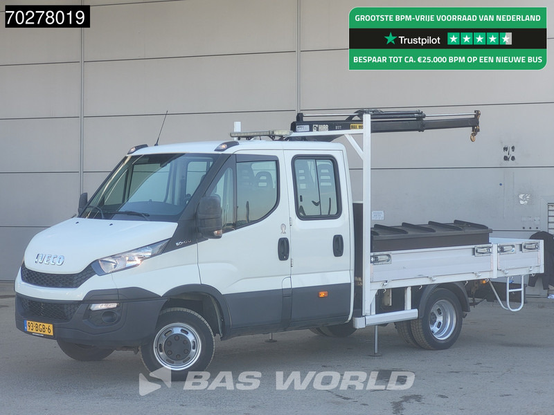 Iveco Daily 50C17 3.0L Automaat DC Open laadbak Kraan Hiab 017T-2 Airco APK 10-2025 Pickup Crane Kraanwagen Pritsche Airco Dubbel cabine - الشاحنات الصغيرة المسطحة: صور 1 Iveco Daily 50C17 3.0L Automaat DC Open laadbak Kraan Hiab 017T-2 Airco APK 10-2025 Pickup Crane Kraanwagen Pritsche Airco Dubbel cabine - الشاحنات الصغيرة المسطحة: صور 1