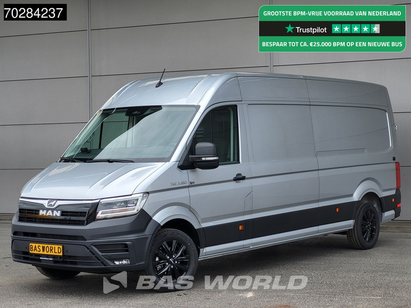 MAN TGE 3.180 Automaat 2025 Facelift L4H3 Trekhaak LED ACC Navi Airco Camera Parkeersensoren Euro6 L3H2 15m3 Airco Trekhaak - فان: صور 1 MAN TGE 3.180 Automaat 2025 Facelift L4H3 Trekhaak LED ACC Navi Airco Camera Parkeersensoren Euro6 L3H2 15m3 Airco Trekhaak - فان: صور 1