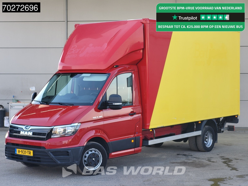 MAN TGE 5.180 Automaat Laadklep Zijdeur Bakwagen 180PK Lat om Lat Airco Cruise Meubelbak Koffer 22m3 Airco Cruise control - الشاحنات الصغيرة صندوق مغلق: صور 1 MAN TGE 5.180 Automaat Laadklep Zijdeur Bakwagen 180PK Lat om Lat Airco Cruise Meubelbak Koffer 22m3 Airco Cruise control - الشاحنات الصغيرة صندوق مغلق: صور 1