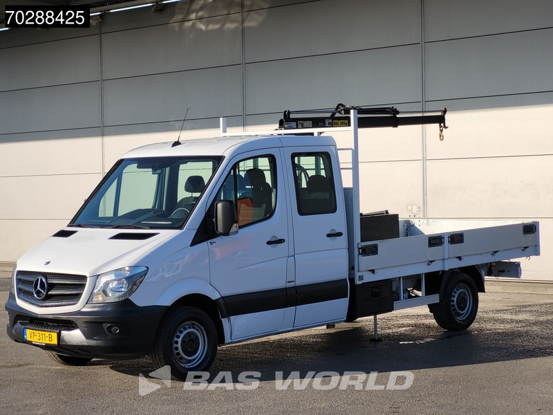 Mercedes-Benz Sprinter 310 CDI Kraanwagen Automaat HIAB 017T-2 Navi Airco Euro6 Kraan Crane Kranwagen Pickup Pritsche Airco - الشاحنات الصغيرة المسطحة: صور 2 Mercedes-Benz Sprinter 310 CDI Kraanwagen Automaat HIAB 017T-2 Navi Airco Euro6 Kraan Crane Kranwagen Pickup Pritsche Airco - الشاحنات الصغيرة المسطحة: صور 2