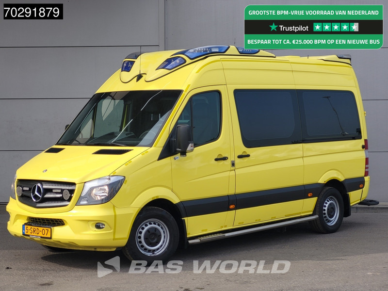 Mercedes-Benz Sprinter 319 CDI Marge! 3.0L V6 Automaat 2x Schuifdeur Airco Cruise Euro6 Krankenwagen Rettungswagen 8m3 Airco Cruise control - سيارة إسعاف: صور 1 Mercedes-Benz Sprinter 319 CDI Marge! 3.0L V6 Automaat 2x Schuifdeur Airco Cruise Euro6 Krankenwagen Rettungswagen 8m3 Airco Cruise control - سيارة إسعاف: صور 1
