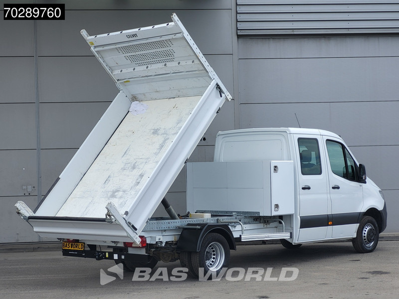 الشاحنات الصغيرة المسطحة Mercedes-Benz Sprinter 514 CDI Open Laadbak met Kist Dubbel Cabine Dubbellucht 3,5t Trekhaak Airco Cruise MBUX CarPlay Euro6 Pritsche Pickup Open Box 2: صور 7