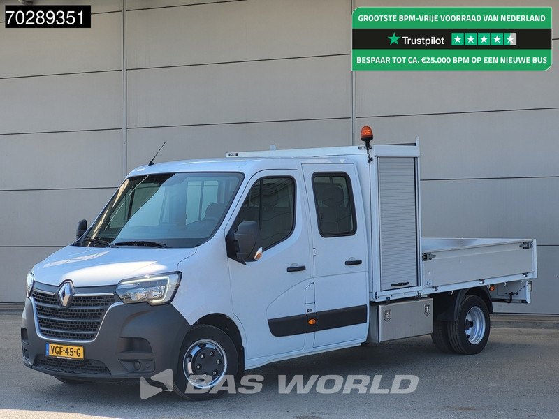 Renault Master 145PK Open Laadbak Dubbellucht 3,5t Trekhaak DC Dubbel Cabine Airco Cruise Euro6 Pritsche Pickup Open Box Airco Trekhaak Cruise contro - الشاحنات الصغيرة المسطحة: صور 1 Renault Master 145PK Open Laadbak Dubbellucht 3,5t Trekhaak DC Dubbel Cabine Airco Cruise Euro6 Pritsche Pickup Open Box Airco Trekhaak Cruise contro - الشاحنات الصغيرة المسطحة: صور 1