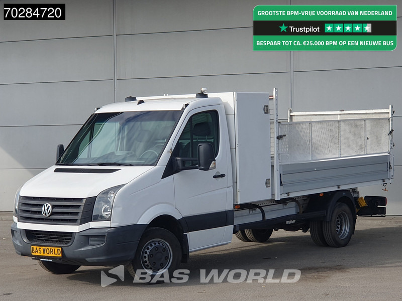 Volkswagen Crafter 136pk Open Laadbak met Kist Dubbellucht 3,5t Trekhaak Airco Euro6 Tipper Benne Kieper Airco Trekhaak - الشاحنات الصغيرة المسطحة: صور 1 Volkswagen Crafter 136pk Open Laadbak met Kist Dubbellucht 3,5t Trekhaak Airco Euro6 Tipper Benne Kieper Airco Trekhaak - الشاحنات الصغيرة المسطحة: صور 1
