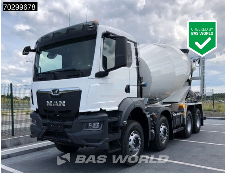 MAN TGS 35.440 8X4 NEW! 10m3 FML mixer Automatic Steel suspension Euro 6 - شاحنة خلاطة خرسانة: صور 1 MAN TGS 35.440 8X4 NEW! 10m3 FML mixer Automatic Steel suspension Euro 6 - شاحنة خلاطة خرسانة: صور 1