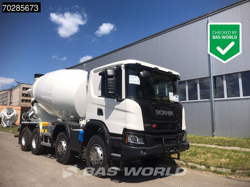 Scania P420 XT 8X4 NEW! 10m3 FML Mixer Automatic Steel suspension Big-Axle Euro 6 - شاحنة خلاطة خرسانة: صور 1 Scania P420 XT 8X4 NEW! 10m3 FML Mixer Automatic Steel suspension Big-Axle Euro 6 - شاحنة خلاطة خرسانة: صور 1