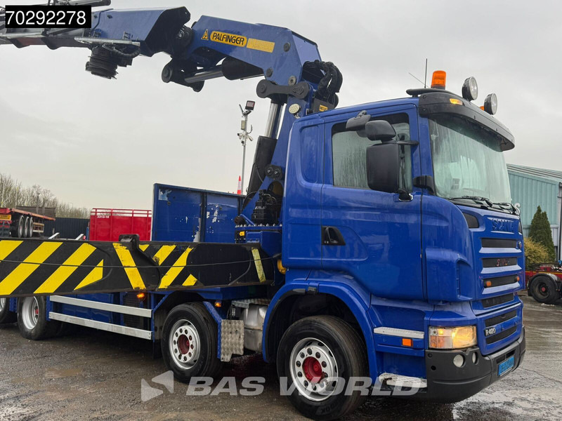 Scania R420 8X2 Palfinger PK100002 Crane Kran + PJ170 JIB Lift Axle Euro 4 - شاحنات مسطحة, شاحنة كرين: صور 5 Scania R420 8X2 Palfinger PK100002 Crane Kran + PJ170 JIB Lift Axle Euro 4 - شاحنات مسطحة, شاحنة كرين: صور 5