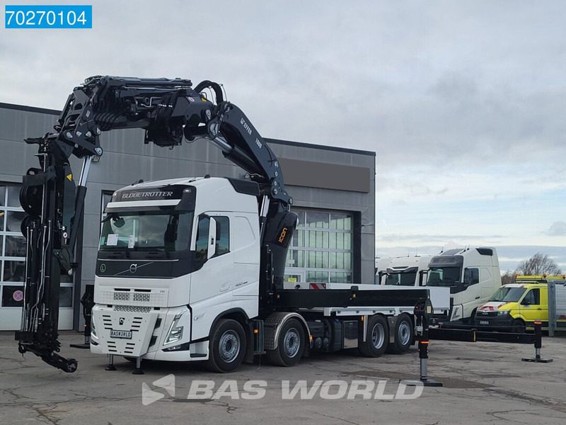 Volvo FH 460 8X2 Effer 1000 9S + 6S Kran + Fly-Jib Liftachse VEB+ Euro 6 - شاحنات مسطحة, شاحنة كرين: صور 2 Volvo FH 460 8X2 Effer 1000 9S + 6S Kran + Fly-Jib Liftachse VEB+ Euro 6 - شاحنات مسطحة, شاحنة كرين: صور 2