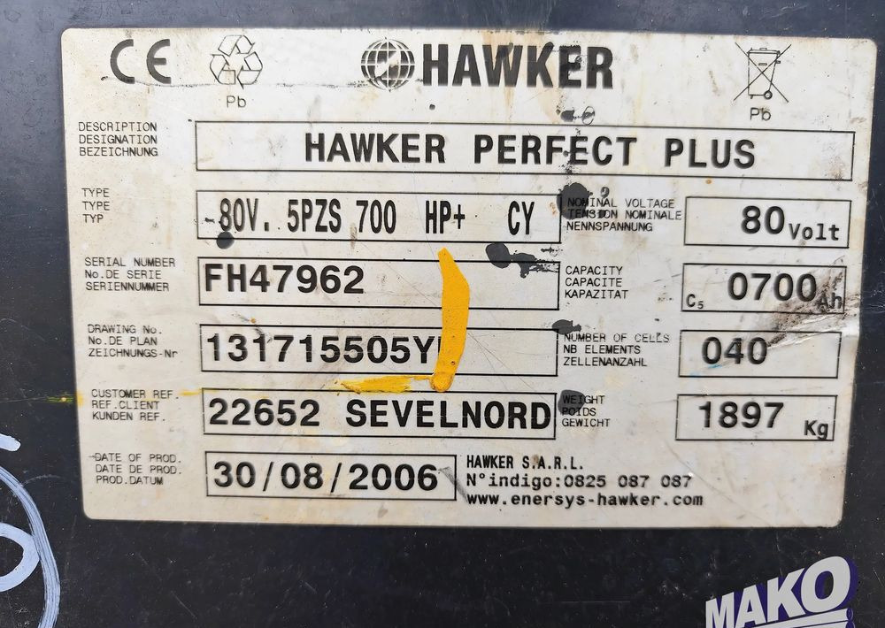 رافعة شوكية كهربائية Caterpillar EP35K-PAC: صور 7