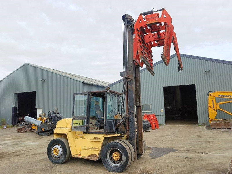 Hyster H 12.00 XL 12 ton heftruck met stenenklem forklift - رافعة شوكية ديزل: صور 2 Hyster H 12.00 XL 12 ton heftruck met stenenklem forklift - رافعة شوكية ديزل: صور 2