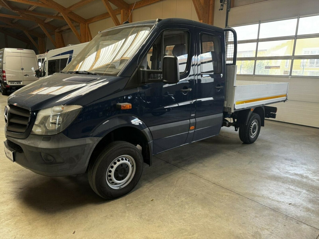 Mercedes-Benz Sprinter 313 CDI Doka 4x4 Autom. AHK 3.5t - الشاحنات الصغيرة المسطحة, الشاحنات الصغيرة كابينة مزدوجة: صور 1 Mercedes-Benz Sprinter 313 CDI Doka 4x4 Autom. AHK 3.5t - الشاحنات الصغيرة المسطحة, الشاحنات الصغيرة كابينة مزدوجة: صور 1