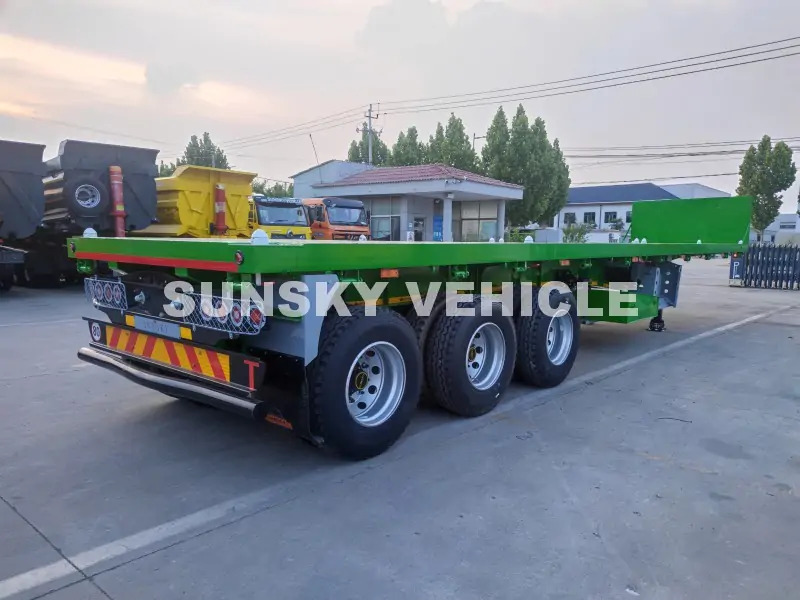 SUNSKY Flat Deck Trailer with henred type axles and suspension - نصف مقطورة مسطحة: صور 5 SUNSKY Flat Deck Trailer with henred type axles and suspension - نصف مقطورة مسطحة: صور 5