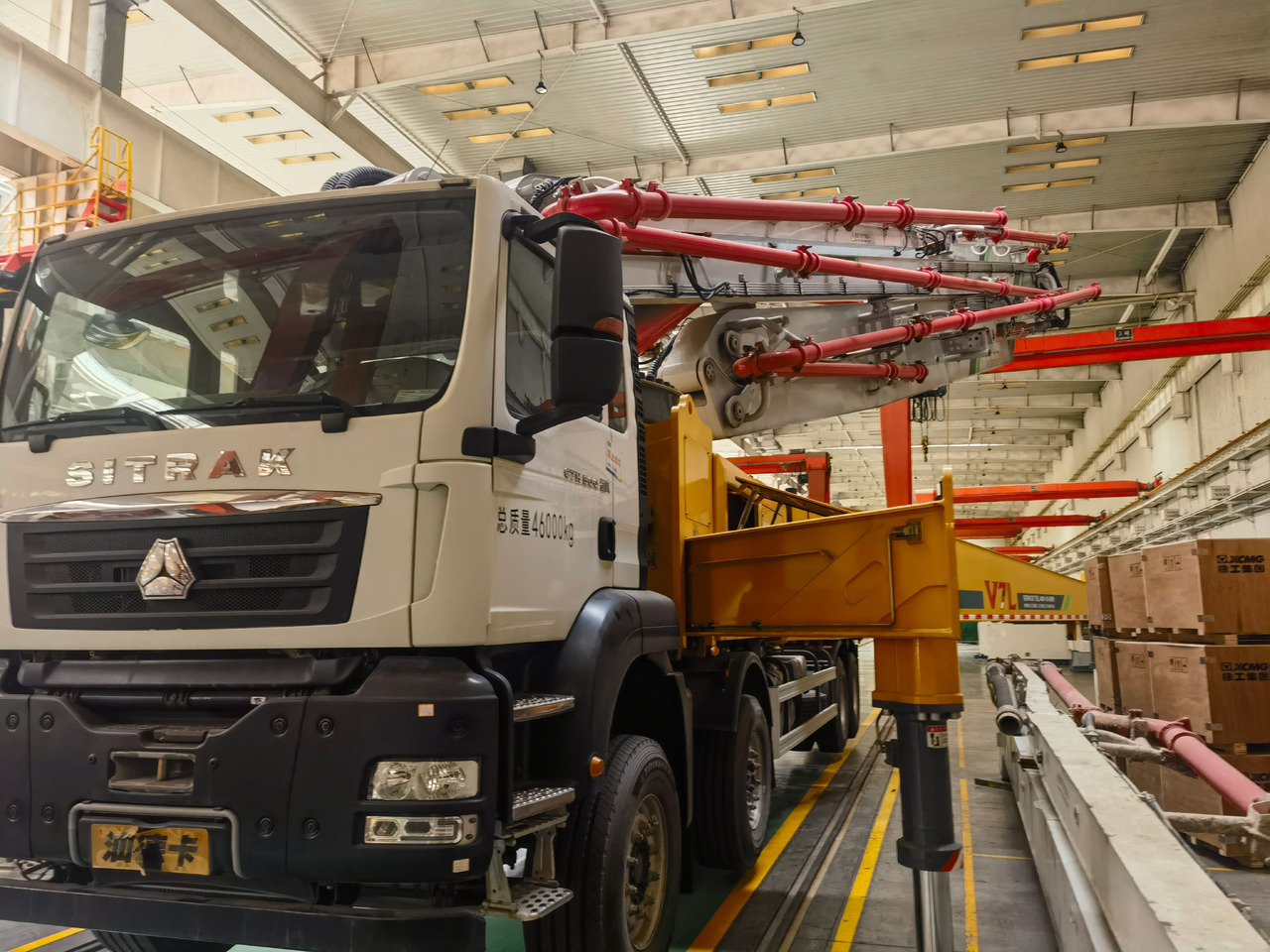 XCMG Official 60m Concrete Pump Machine HB60V Used Concrete Pump Truck For Sale - مضخة خرسانة: صور 5 XCMG Official 60m Concrete Pump Machine HB60V Used Concrete Pump Truck For Sale - مضخة خرسانة: صور 5