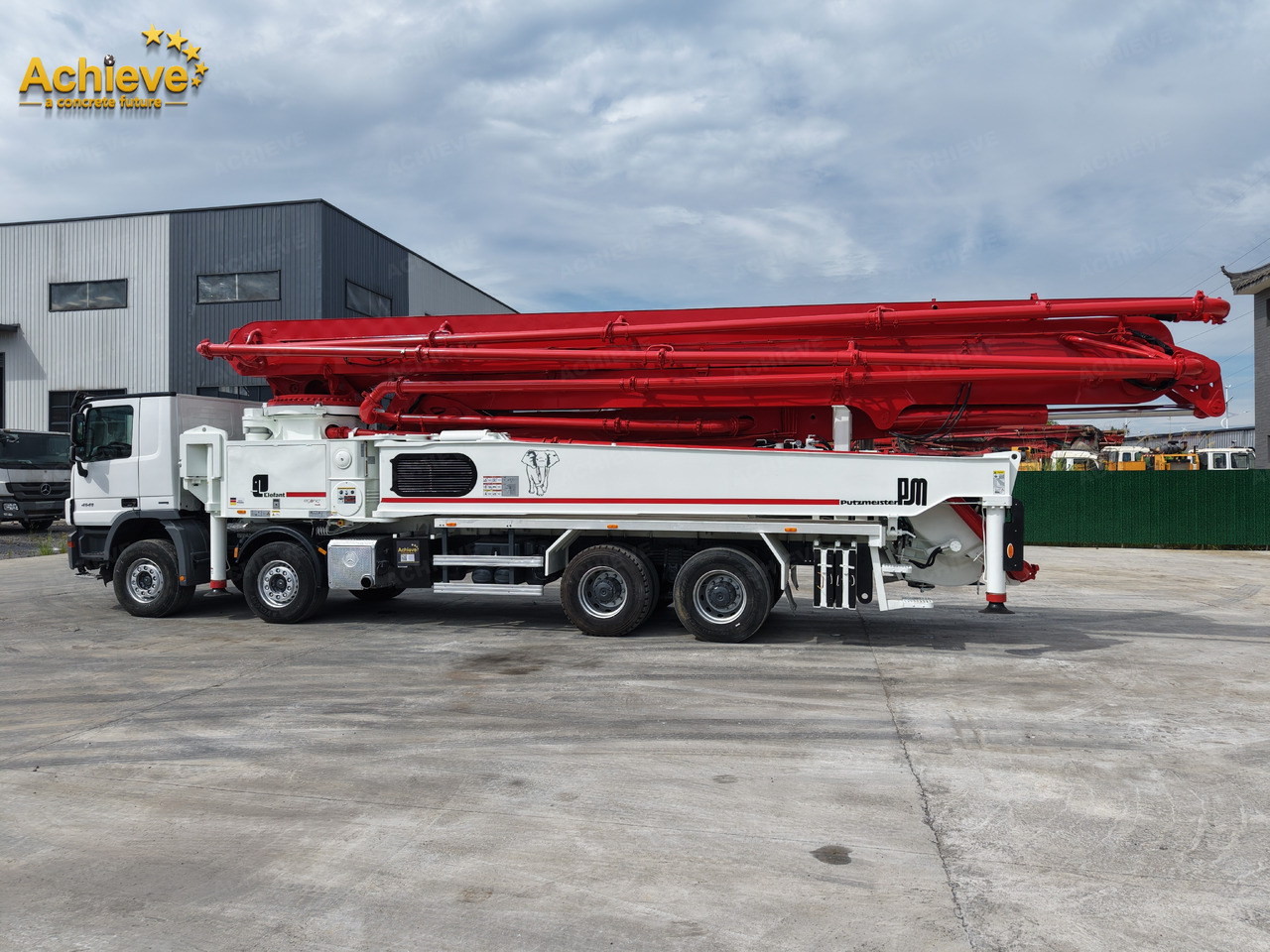 Putzmeister Putzmeister  M56-4RZ Actros 4141Mercedes-Benz Concrete pump truck 【ACHIEVE】TOP CONDITION!!! إيجار Putzmeister Putzmeister  M56-4RZ Actros 4141Mercedes-Benz Concrete pump truck 【ACHIEVE】TOP CONDITION!!!: صور 23