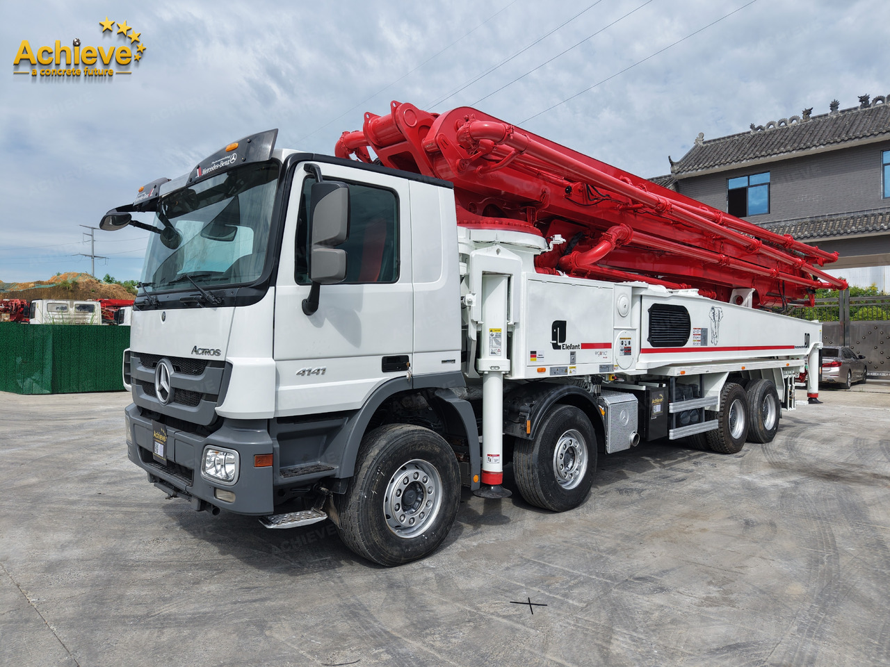 Putzmeister Putzmeister  M56-4RZ Actros 4141Mercedes-Benz Concrete pump truck 【ACHIEVE】TOP CONDITION!!! إيجار Putzmeister Putzmeister  M56-4RZ Actros 4141Mercedes-Benz Concrete pump truck 【ACHIEVE】TOP CONDITION!!!: صور 20