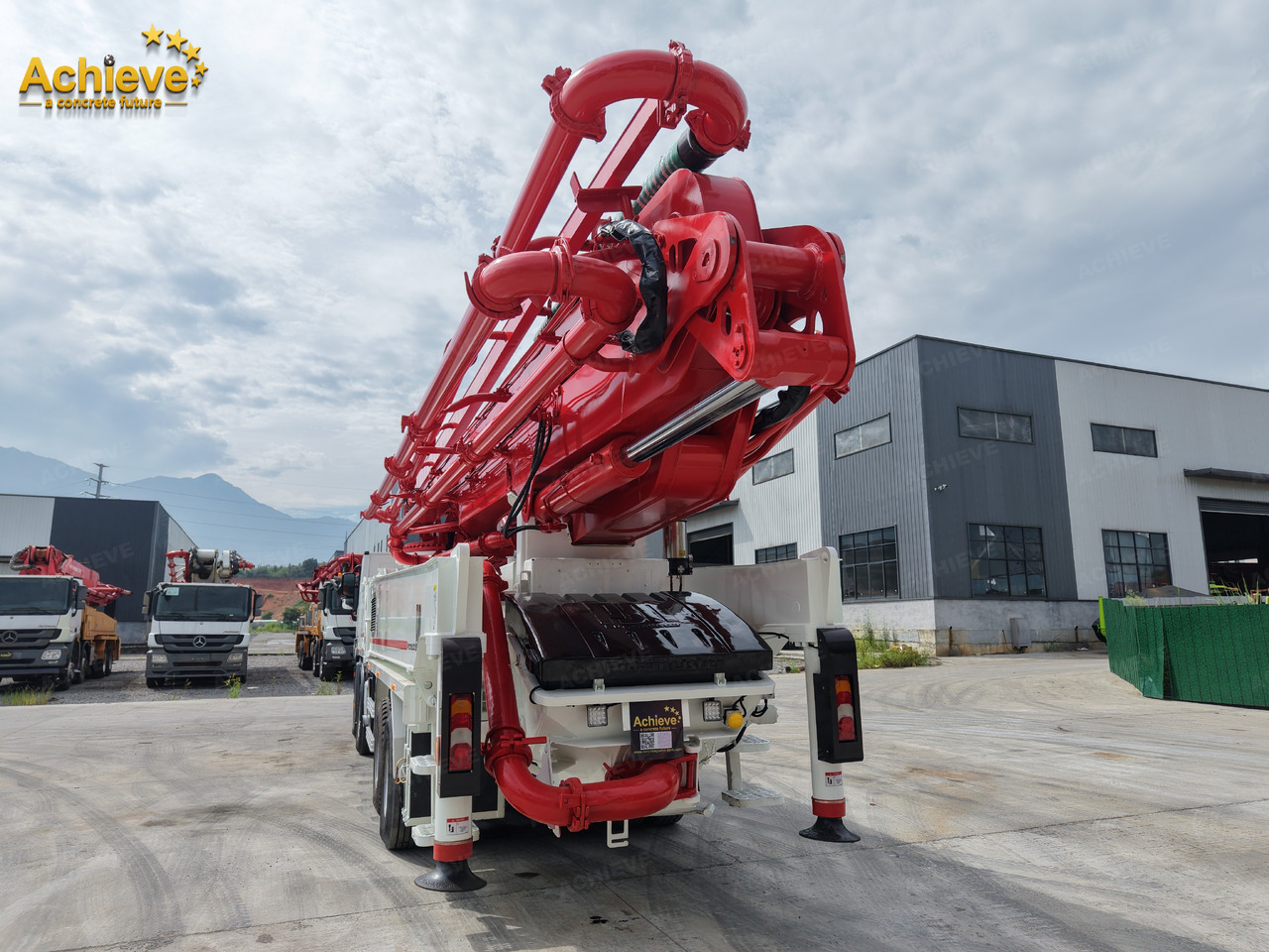 Putzmeister Putzmeister  M56-4RZ Actros 4141Mercedes-Benz Concrete pump truck 【ACHIEVE】TOP CONDITION!!! إيجار Putzmeister Putzmeister  M56-4RZ Actros 4141Mercedes-Benz Concrete pump truck 【ACHIEVE】TOP CONDITION!!!: صور 25