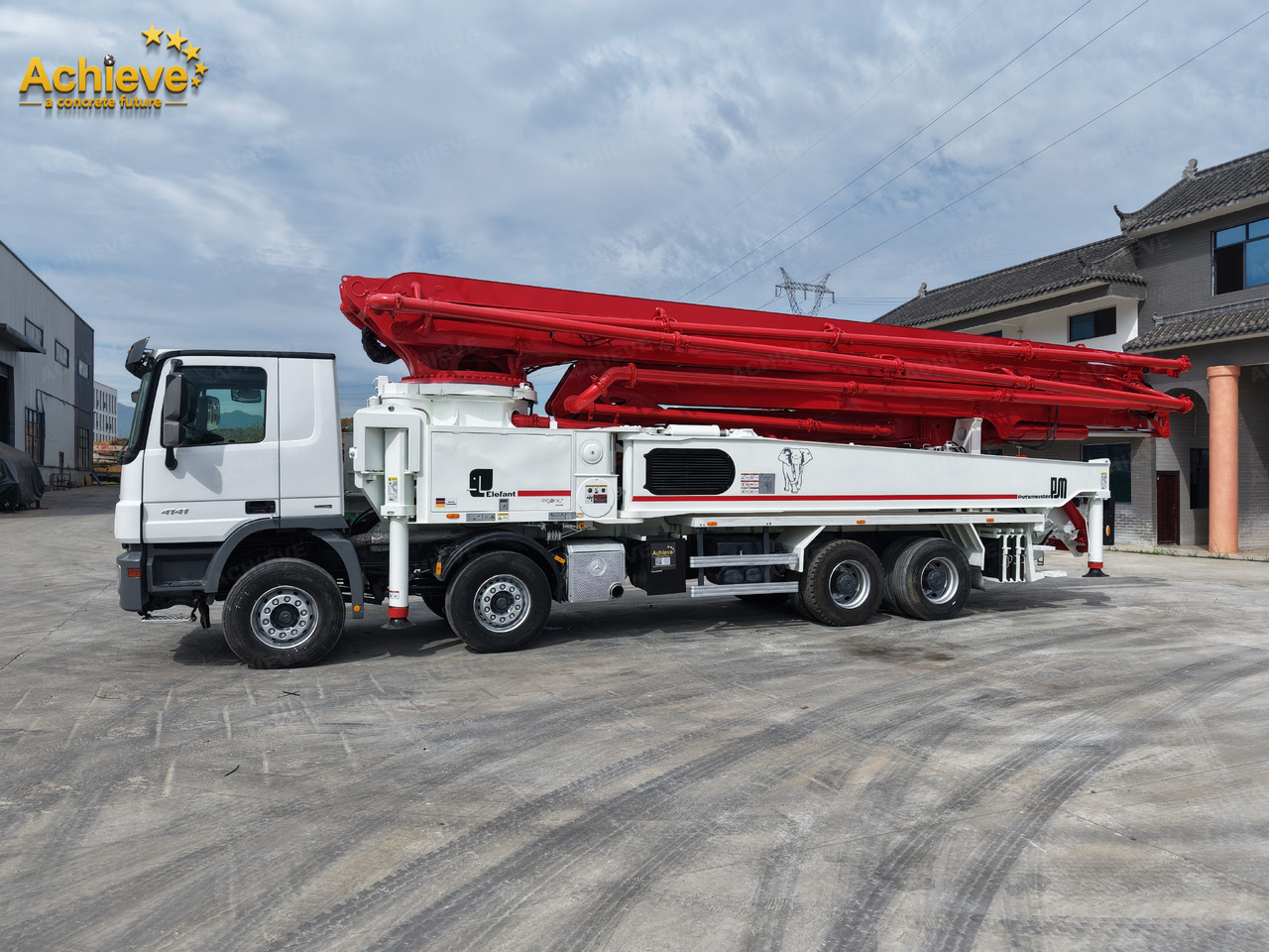 Putzmeister Putzmeister  M56-4RZ Actros 4141Mercedes-Benz Concrete pump truck 【ACHIEVE】TOP CONDITION!!! إيجار Putzmeister Putzmeister  M56-4RZ Actros 4141Mercedes-Benz Concrete pump truck 【ACHIEVE】TOP CONDITION!!!: صور 21