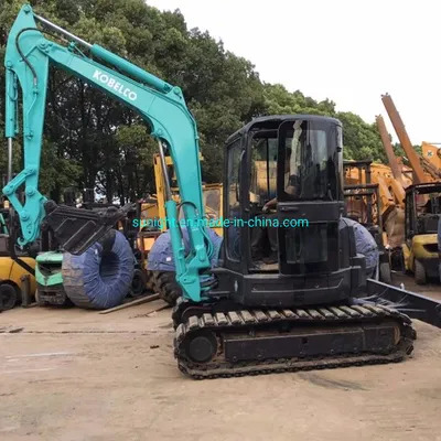 Good Price Second Hand Mini Excavator Kobelco Sk55sr Small Digger with Quick Hitch for Sale - حفارات زحافة: صور 1 Good Price Second Hand Mini Excavator Kobelco Sk55sr Small Digger with Quick Hitch for Sale - حفارات زحافة: صور 1
