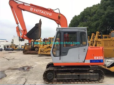 Second Hand 6 Ton Mini Excavator Hitachi Ex60 Small Excavator Original From Japan for Sale - حفارات زحافة: صور 1 Second Hand 6 Ton Mini Excavator Hitachi Ex60 Small Excavator Original From Japan for Sale - حفارات زحافة: صور 1