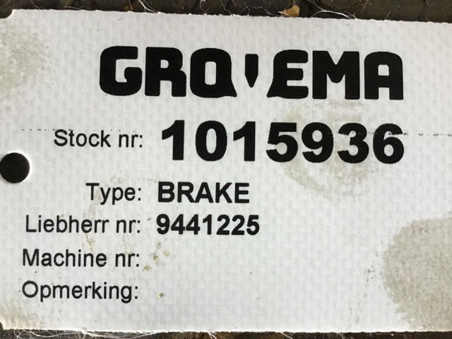 Liebherr Brake Housing - أقراص الفرامل: صور 1 Liebherr Brake Housing - أقراص الفرامل: صور 1