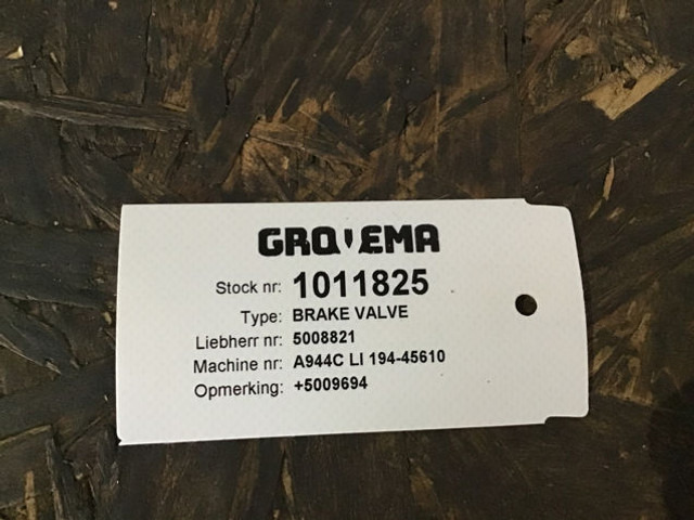 Liebherr Brake Valve - صمام: صور 2 Liebherr Brake Valve - صمام: صور 2