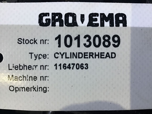 Liebherr Cylinderhead - كتلة اسطوانة: صور 5 Liebherr Cylinderhead - كتلة اسطوانة: صور 5