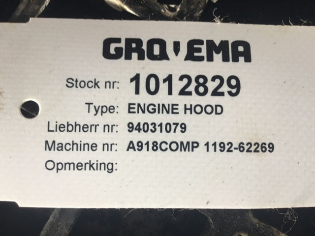 Liebherr Engine Hood - هود: صور 4 Liebherr Engine Hood - هود: صور 4