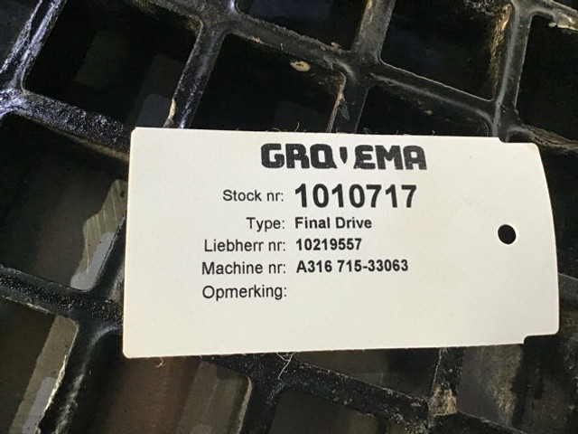 Liebherr Final Drive - تعليق: صور 4 Liebherr Final Drive - تعليق: صور 4