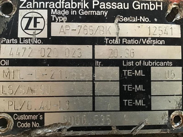 ZF Final Drive - تعليق: صور 5 ZF Final Drive - تعليق: صور 5