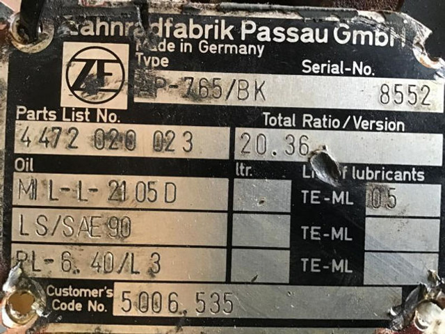 ZF Final Drive - تعليق: صور 4 ZF Final Drive - تعليق: صور 4