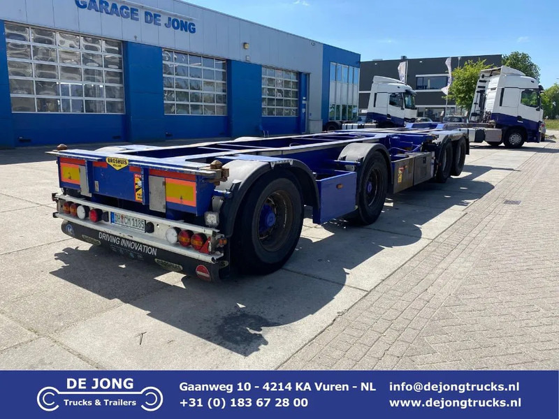 Broshuis 2Connect 2AKCC / 4 Axles / 3x Steering Axle / 2x Lift Axle - شاحنات الحاويات / جسم علوي قابل للتغيير نصف مقطورة: صور 1 Broshuis 2Connect 2AKCC / 4 Axles / 3x Steering Axle / 2x Lift Axle - شاحنات الحاويات / جسم علوي قابل للتغيير نصف مقطورة: صور 1