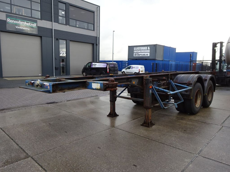 Groenewegen 20 FT Chassis / Steel Suspension / Double Tyres - شاحنات الحاويات / جسم علوي قابل للتغيير نصف مقطورة: صور 2 Groenewegen 20 FT Chassis / Steel Suspension / Double Tyres - شاحنات الحاويات / جسم علوي قابل للتغيير نصف مقطورة: صور 2