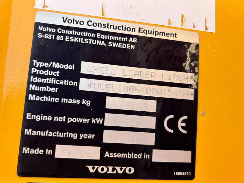 Volvo L 180 H - اللودر بعجل: صور 5 Volvo L 180 H - اللودر بعجل: صور 5