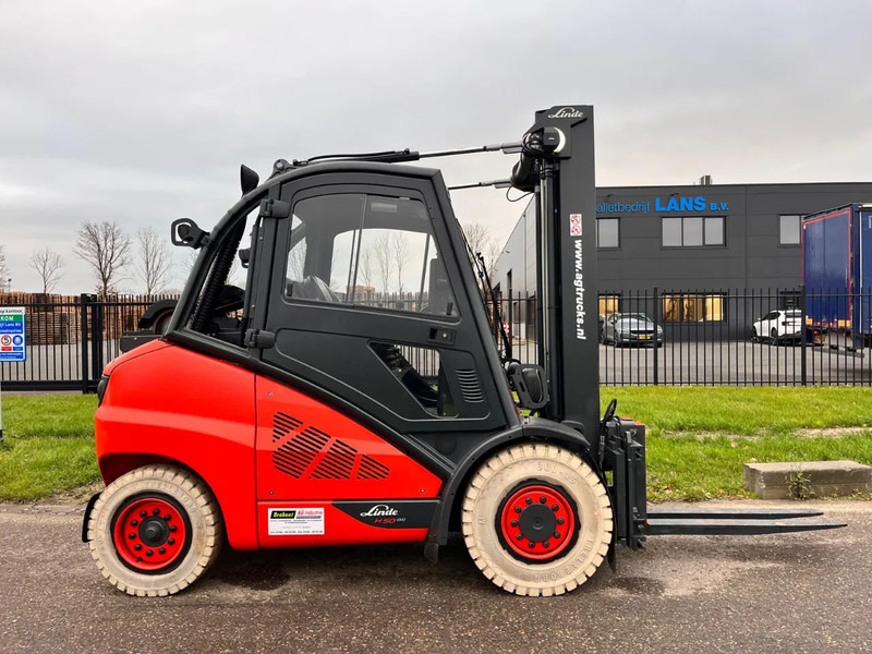 Linde H50T-02 - رافعة شوكية تعمل بالغاز: صور 1 Linde H50T-02 - رافعة شوكية تعمل بالغاز: صور 1