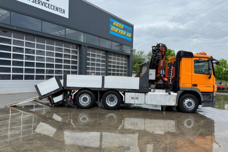 Mercedes-Benz Actros 2548 Atlas 290 Baumaschinentaxi - شاحنة كرين: صور 5 Mercedes-Benz Actros 2548 Atlas 290 Baumaschinentaxi - شاحنة كرين: صور 5