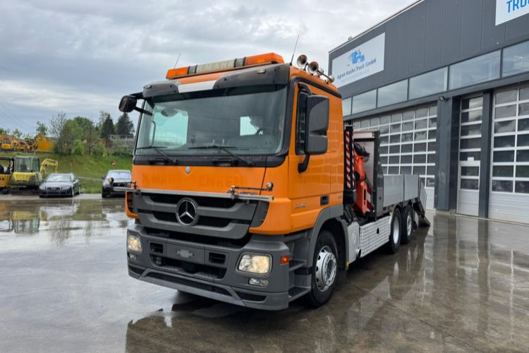 Mercedes-Benz Actros 2548 Atlas 290 Baumaschinentaxi - شاحنة كرين: صور 1 Mercedes-Benz Actros 2548 Atlas 290 Baumaschinentaxi - شاحنة كرين: صور 1