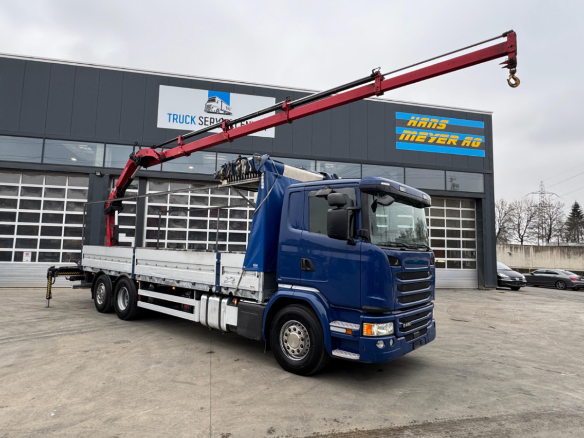 شاحنة كرين SCANIA G450 6x2 Hiab 122-4: صور 6