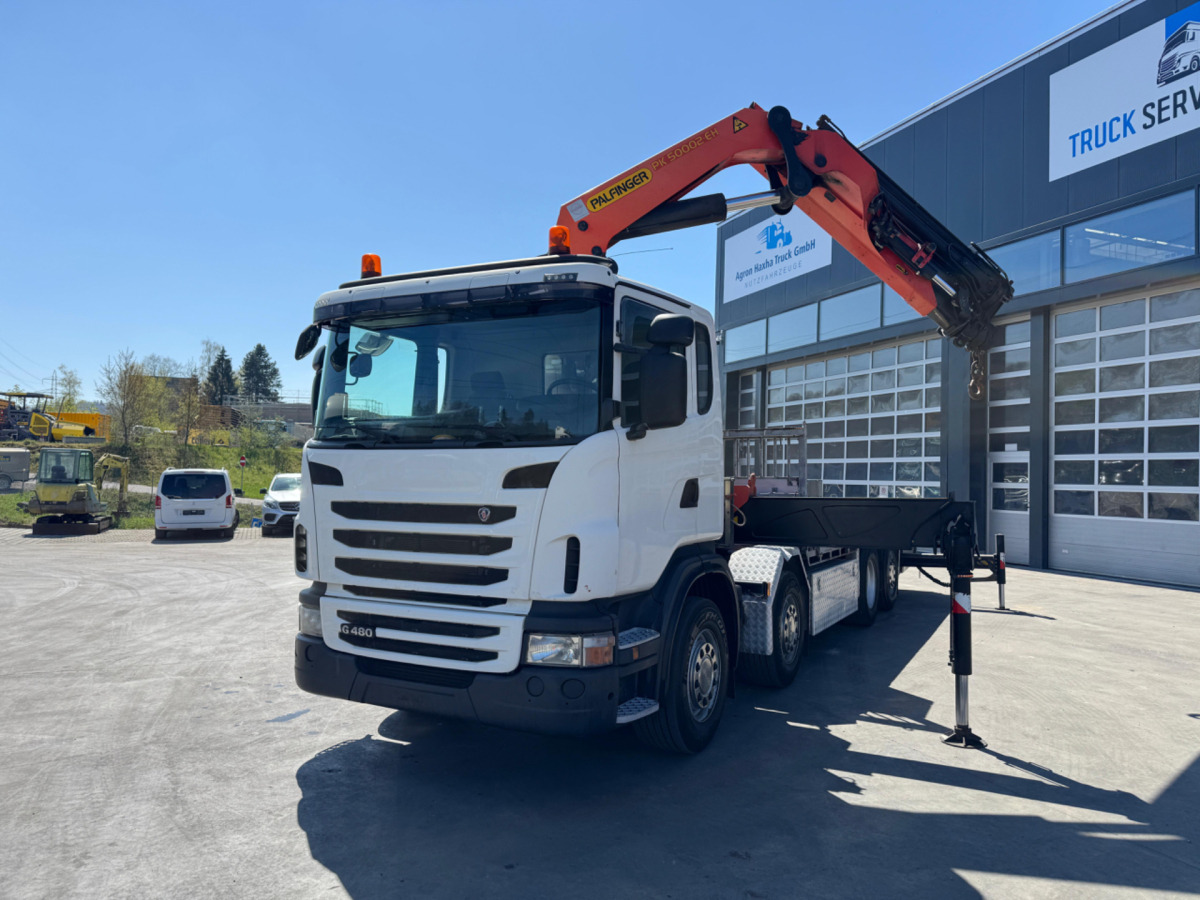 SCANIA G480 8x2 Palfinger 50002-6 - شاحنة كرين: صور 1 SCANIA G480 8x2 Palfinger 50002-6 - شاحنة كرين: صور 1