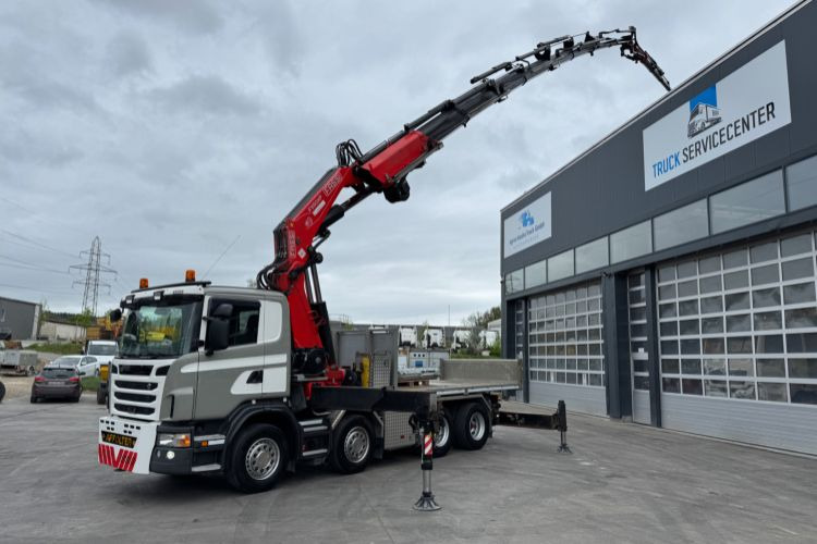 Scania G480 8x4 SZM/Pritsche Fassi 950 - شاحنة كرين: صور 5 Scania G480 8x4 SZM/Pritsche Fassi 950 - شاحنة كرين: صور 5