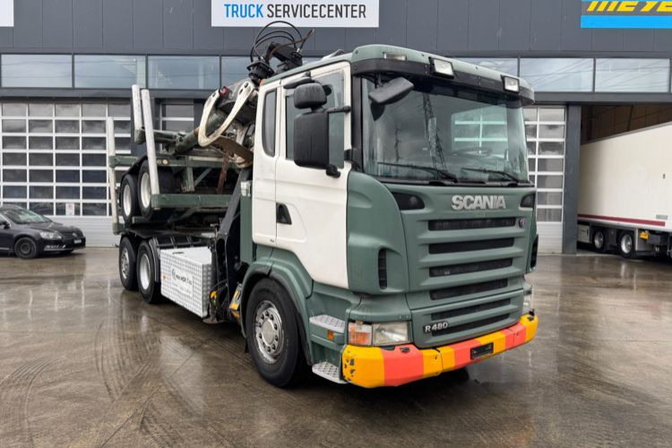 Scania R480 6x2 Loglift F265 mit Dolly - شاحنة: صور 3 Scania R480 6x2 Loglift F265 mit Dolly - شاحنة: صور 3