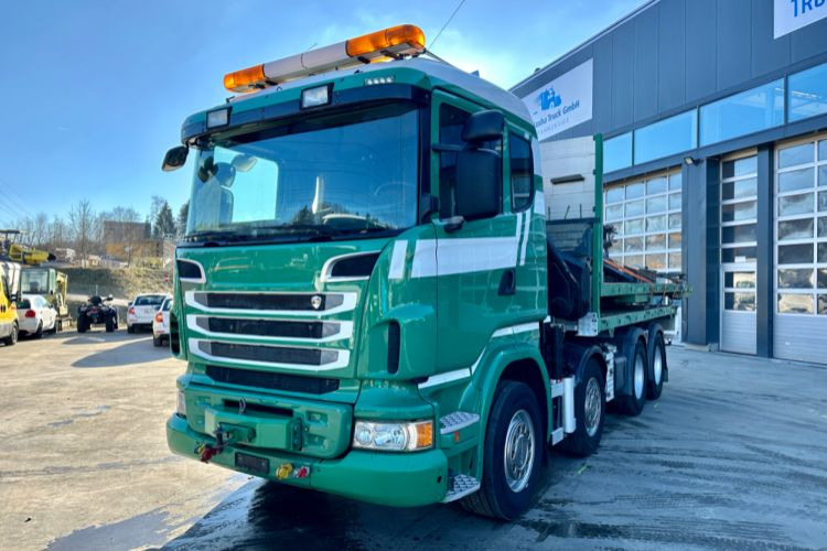 Scania R480 8x4 SWS SZM/Kran/Pritsche - شاحنة كرين: صور 1 Scania R480 8x4 SWS SZM/Kran/Pritsche - شاحنة كرين: صور 1